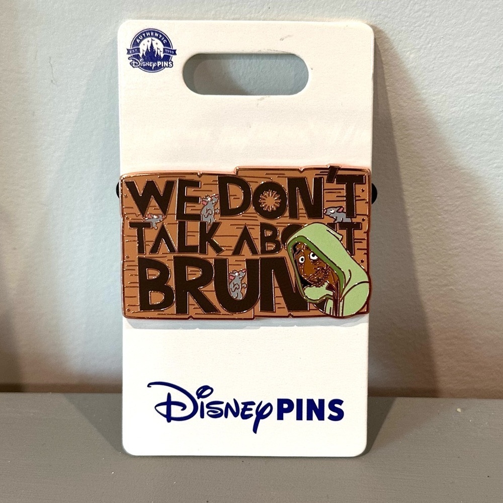 Disney Bruno Pin with Brown and Green Accents